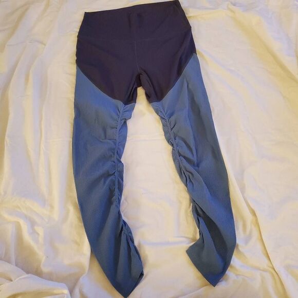Zyia Active Storm Parallel Luxe Ribbed Ruched Legging Size 8/10 - Picture 7 of 11